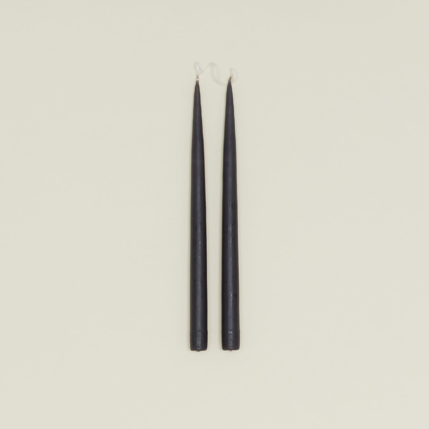 Danica taper candle pair in black