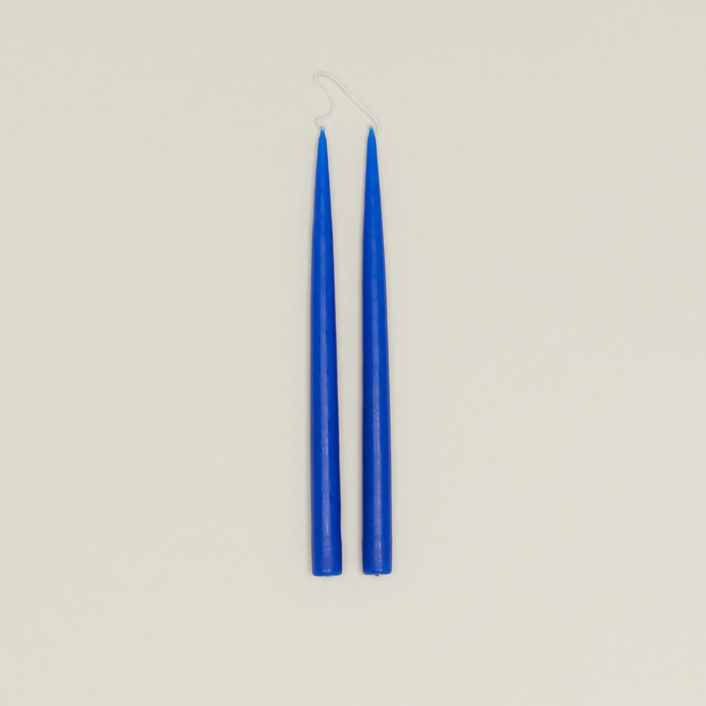 Danica taper candle pair in cobalt