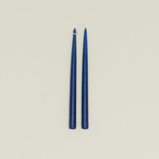 Hand Dipped Taper Set  - Copenhagen Blue