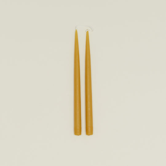 Hand Dipped Taper Set  - Honey