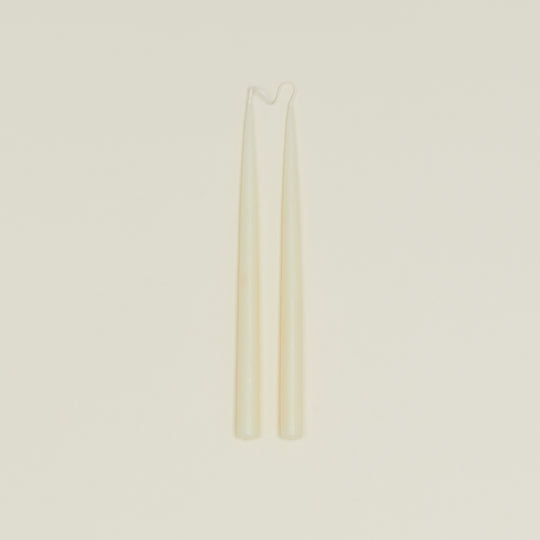 Hand Dipped Taper Set  - Ivory