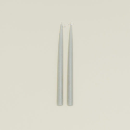 Hand Dipped Taper Set  - Pewter