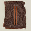 Danica taper candle pair in rust