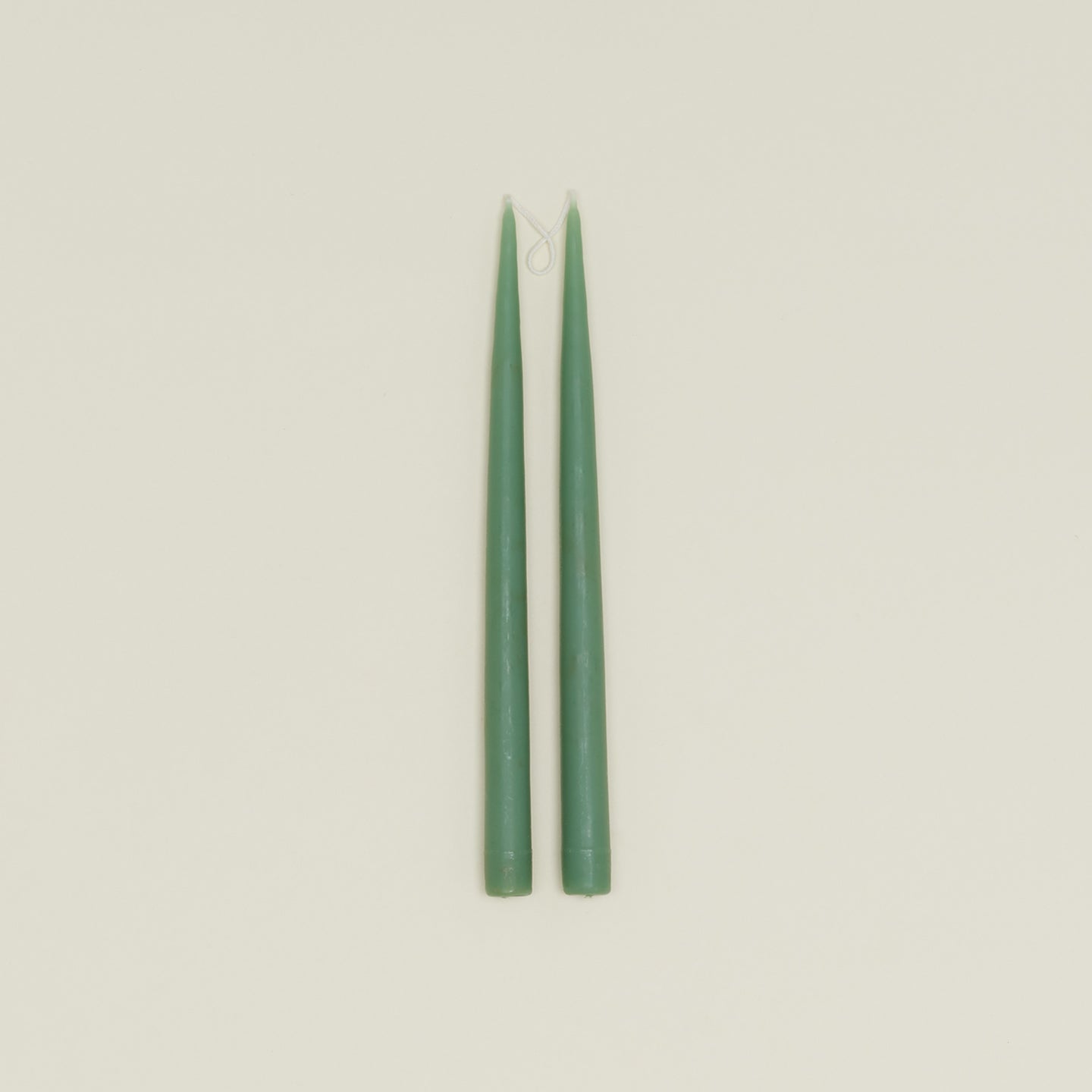 Danica taper candle pair in sage