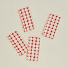 Wicker Fringed Napkin, Set of 4 - Cherry
