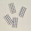 Wicker Fringed Napkin - Set of 4 - Cobalt