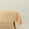 Wicker Fringed Tablecloth - Marigold