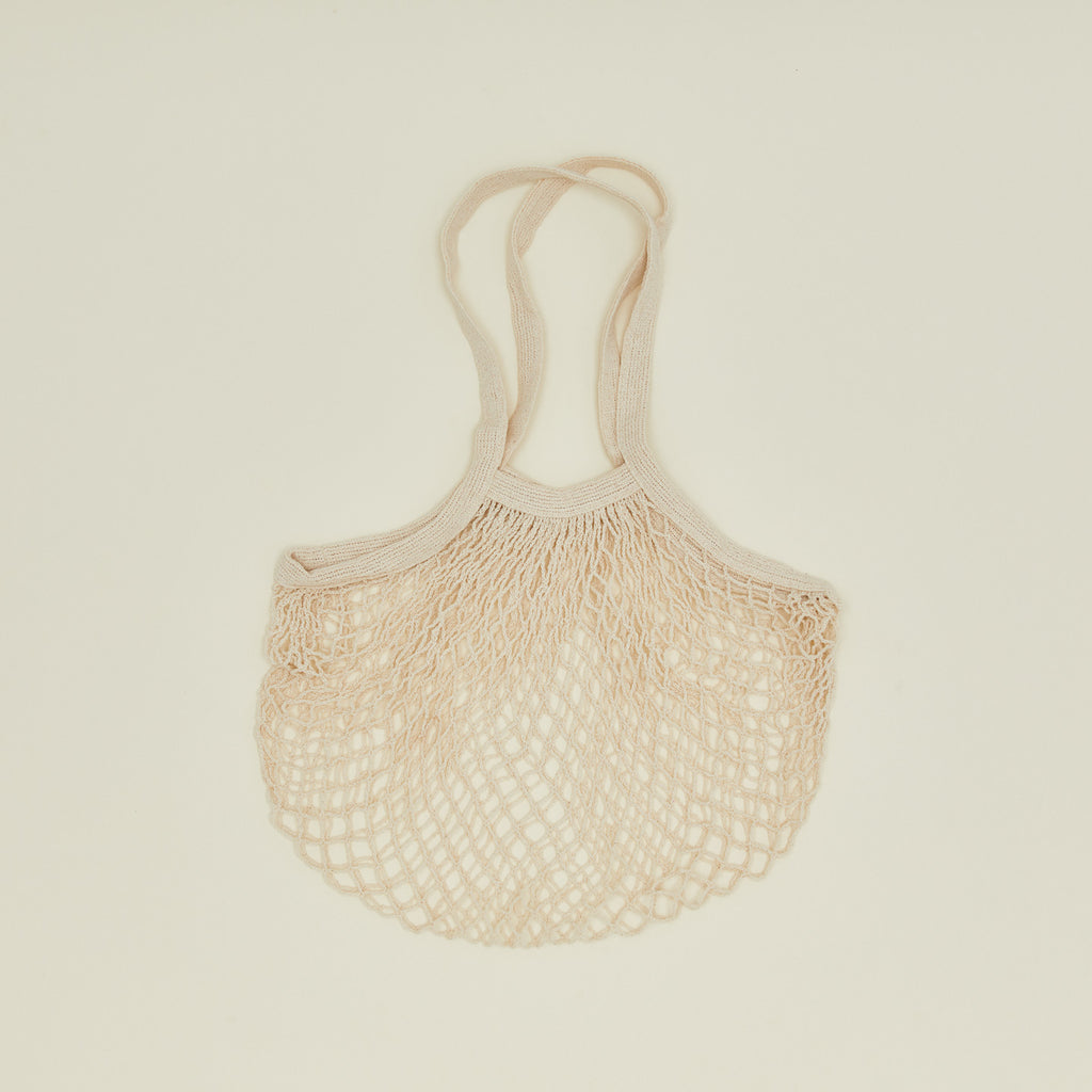 Reusable Mesh Cotton Grocery Bag - Natural