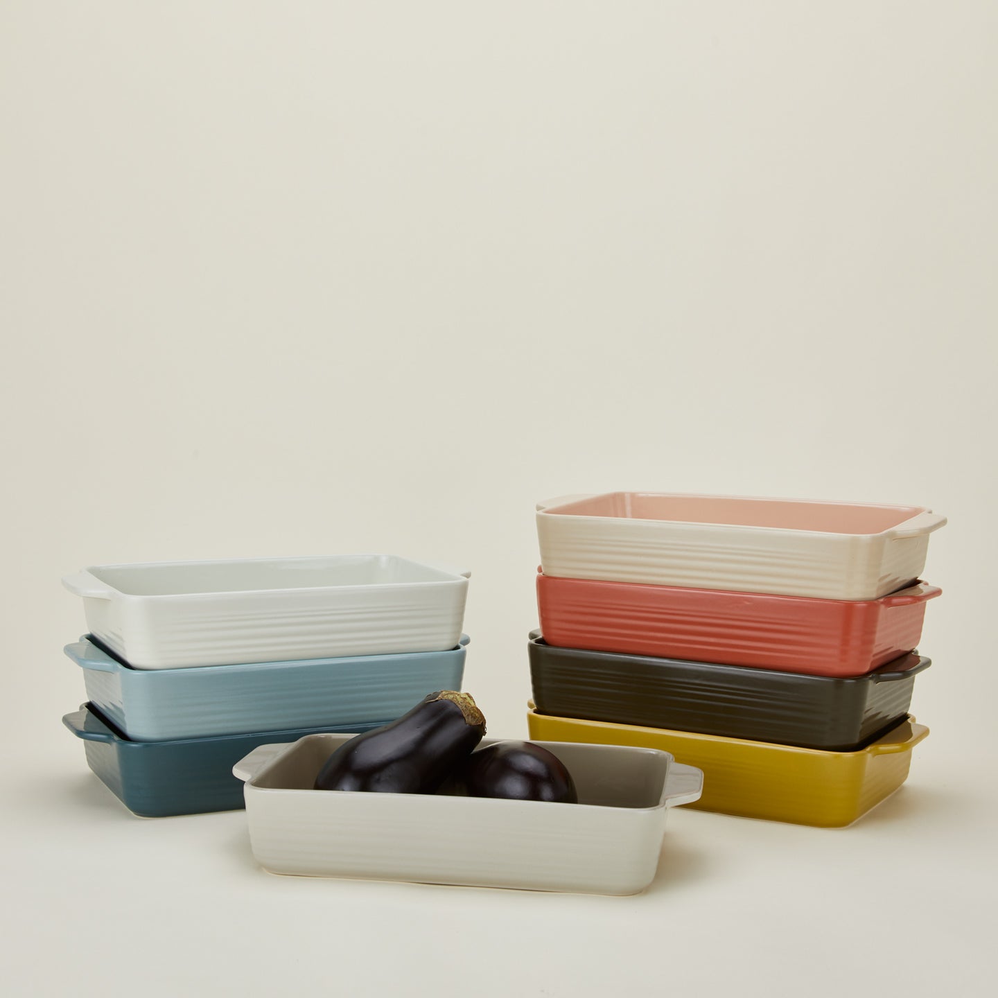 9" x 13" essential bakeware in various colors
