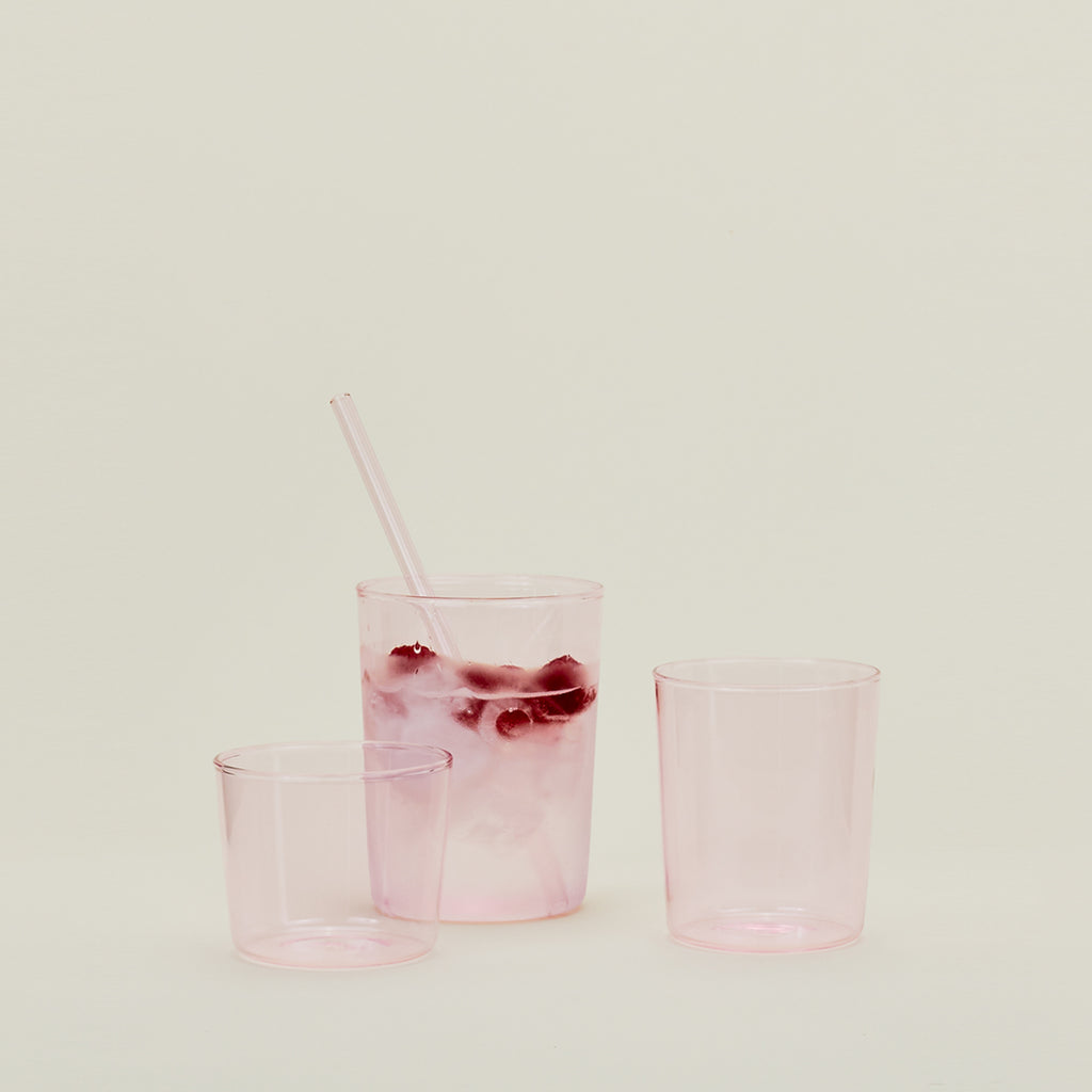 Essential Glassware, Set of 4 - Blush