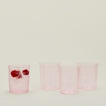 Four Medium Essential Glasses in Blush.