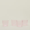 Four Small Essential Glasses in Blush.