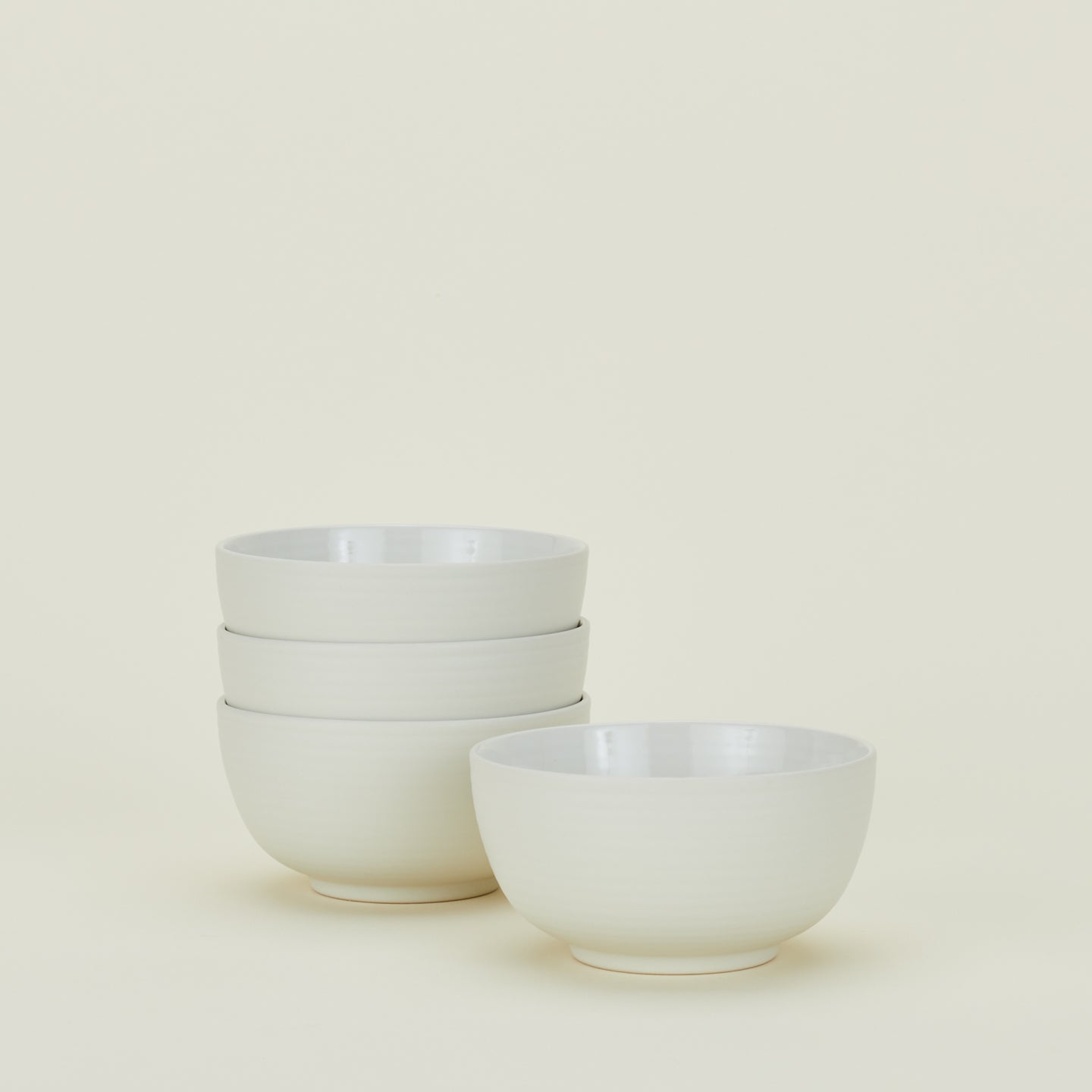 Essential Large Bowl, Set of 4 - Bone