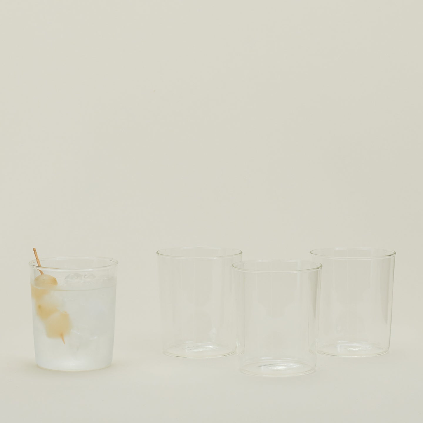 ホワイトフライアーズ・グラス 写真集「Whitefriars Glass」 Essential Glassware Set of 4 | Borosilicate Drinking Glasses