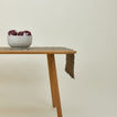 Essential dark grey runner with serving bowl on table