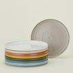 Group of Essential Dinner Plates in various colors.