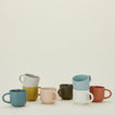 Essential dinnerware mugs in various colors