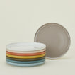 Essential Salad Plate, Set of 4 - Sky