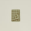 Folded Essential Gingham tablecloth in sage/olive