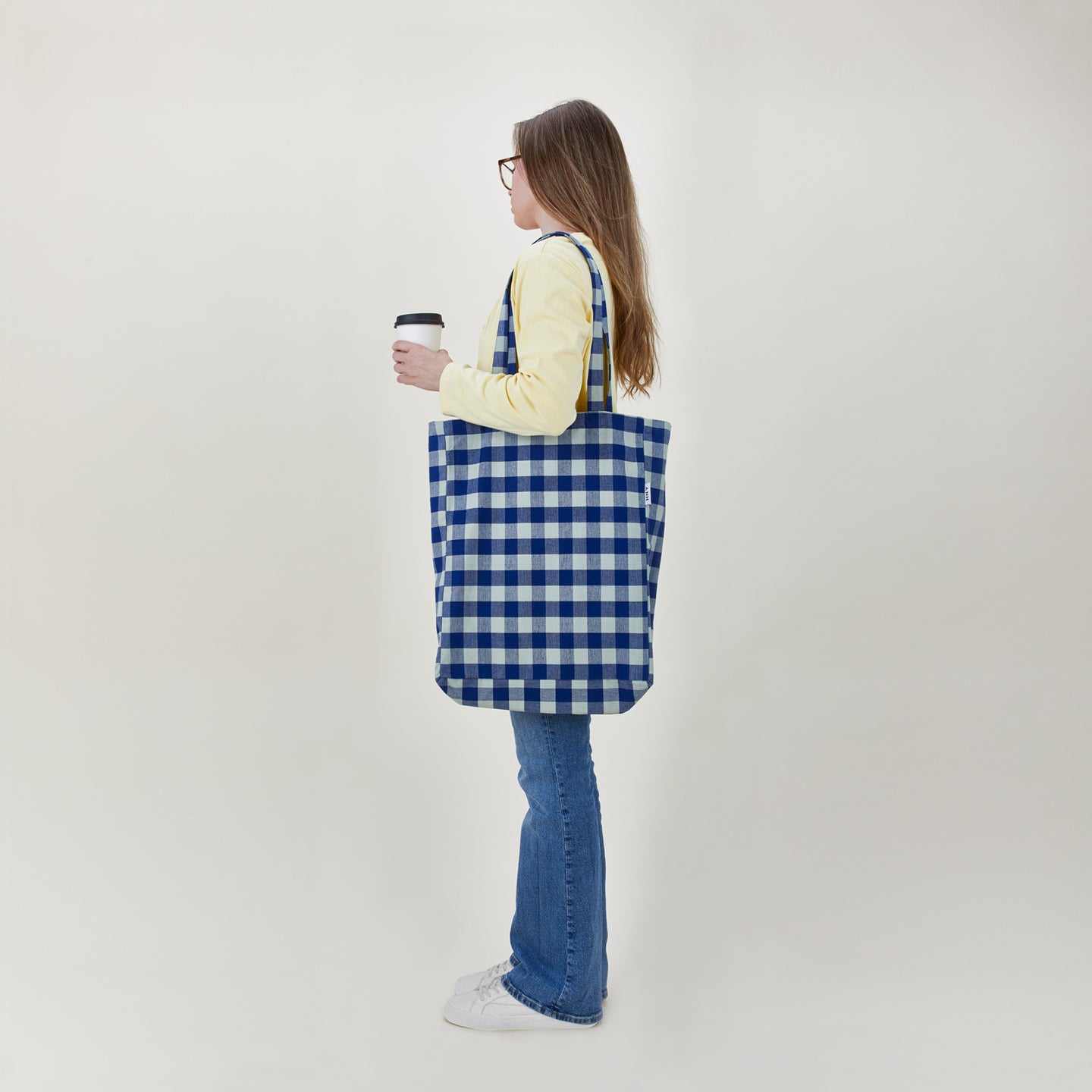 Essential Gingham Tote - Sky/Blue – Hawkins New York