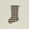 Essential Gingham Stocking - Light Grey/ Black