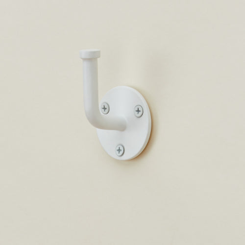 Essential hook in white