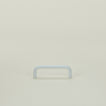 Small essential drawer pull in white
