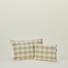 Essential Gingham Pouch - Ivory/Flax