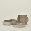 Essential bakeware family in light grey