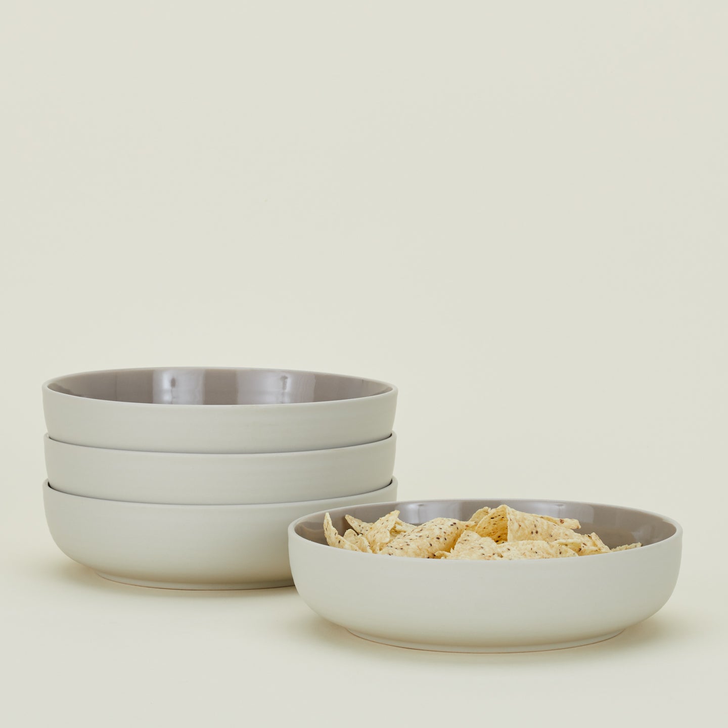 Essential Low Bowl, Set of 4 - Light Grey – Hawkins New York
