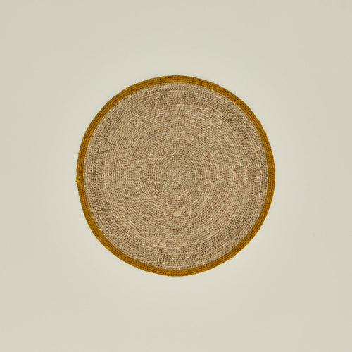 Essential Woven Placemat in mustard