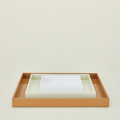 Essential nested trays in neutrals