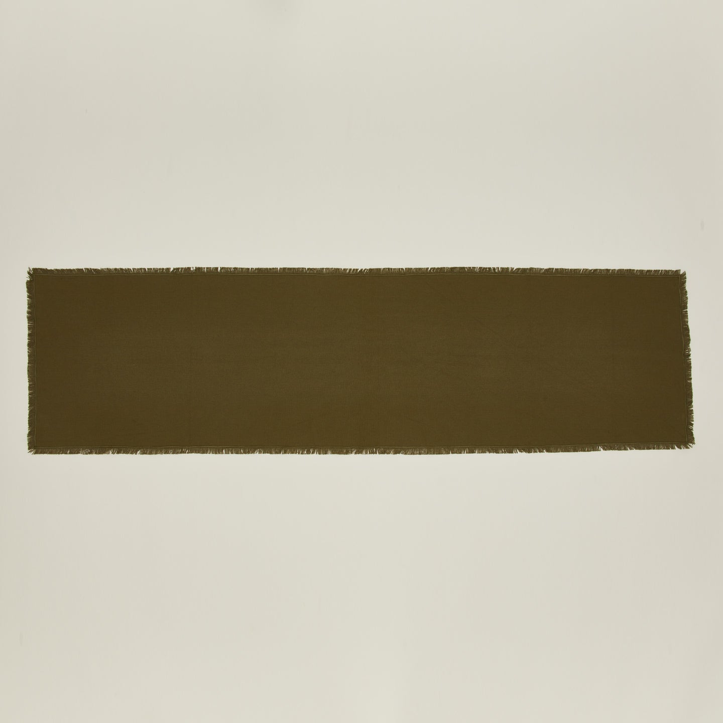 Overhead view of essential olive runner