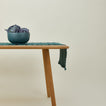 Essential peacock runner with serving bowl