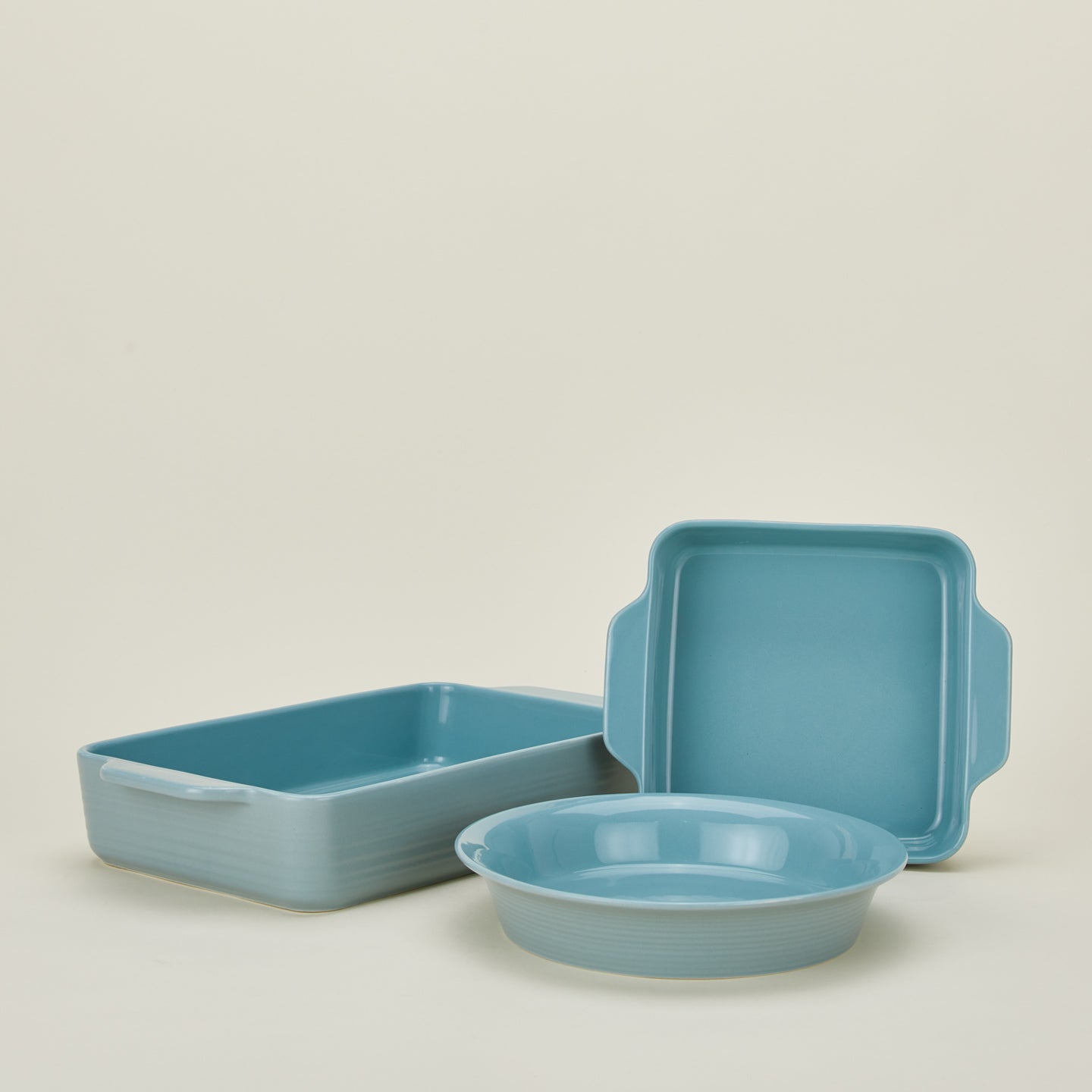 Essential bakeware family in sky