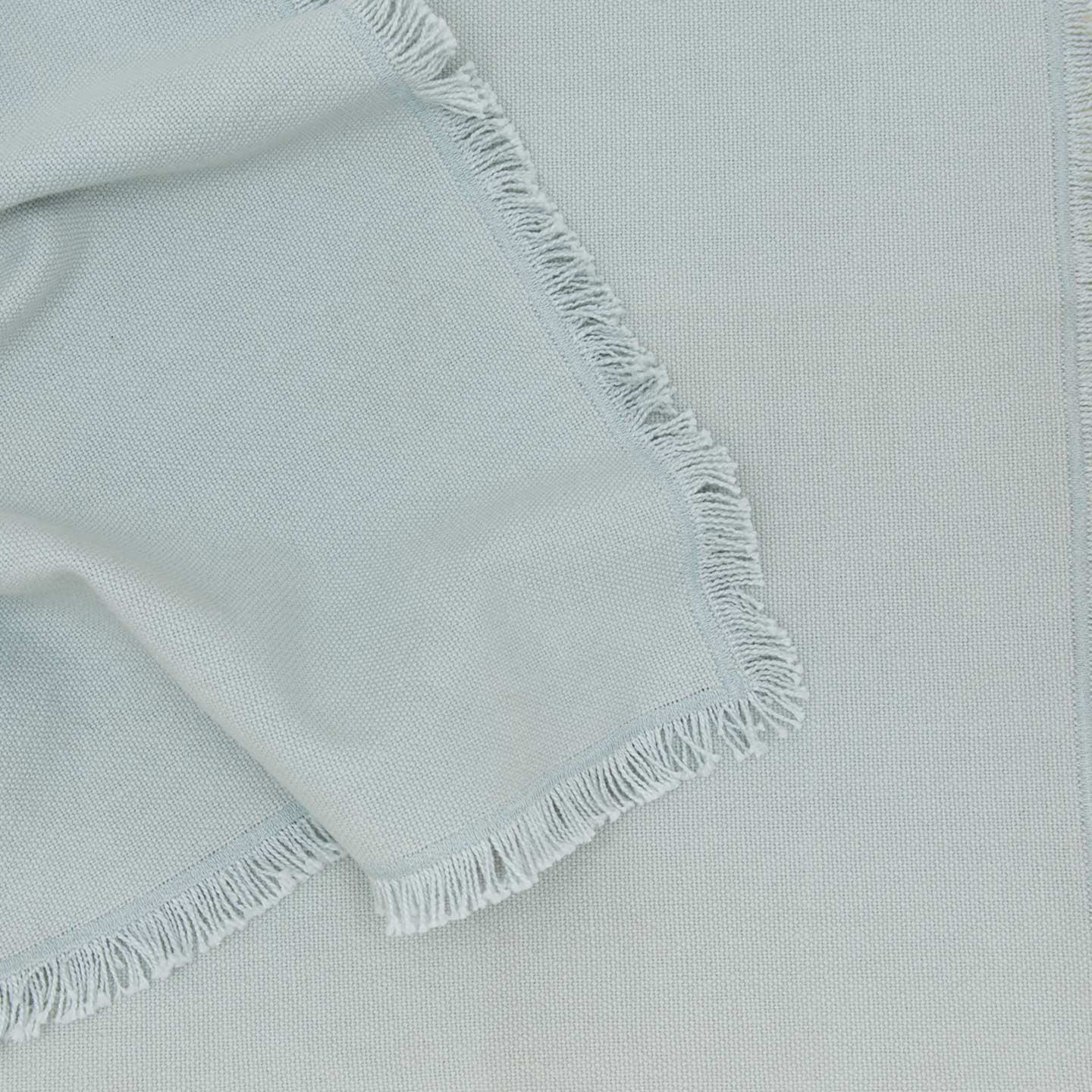 Detailed view of Essential Table Runner in sky 