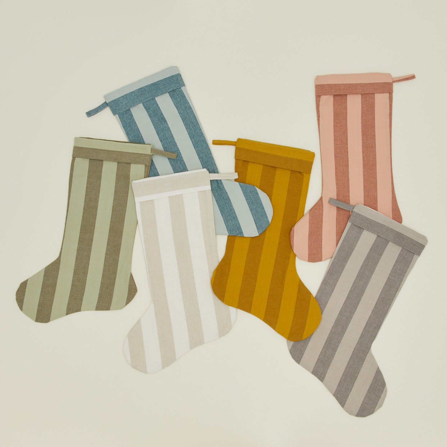 Essential striped stockings in various colors.