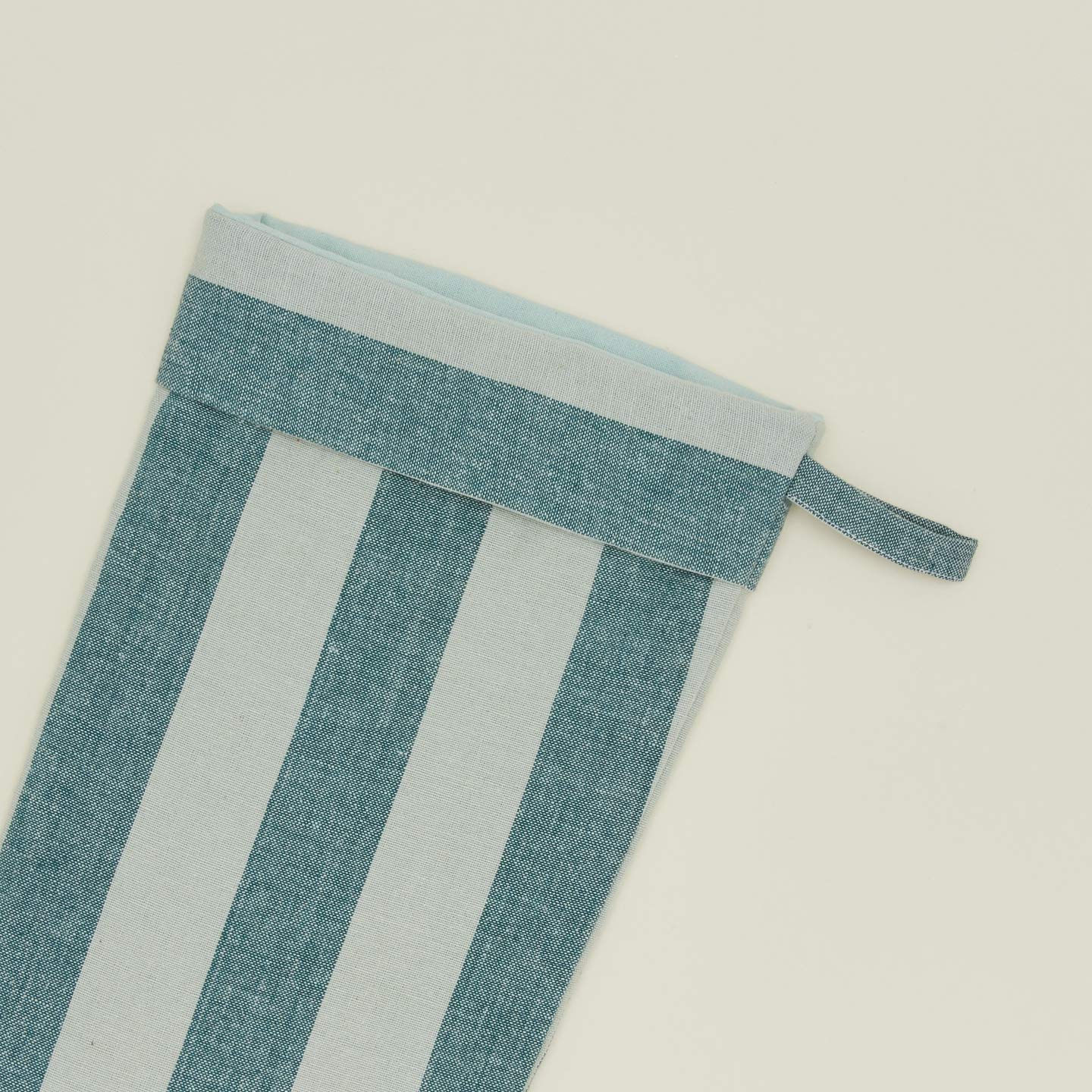 Detailed view of Essential Striped Stocking - Sky/Peacock