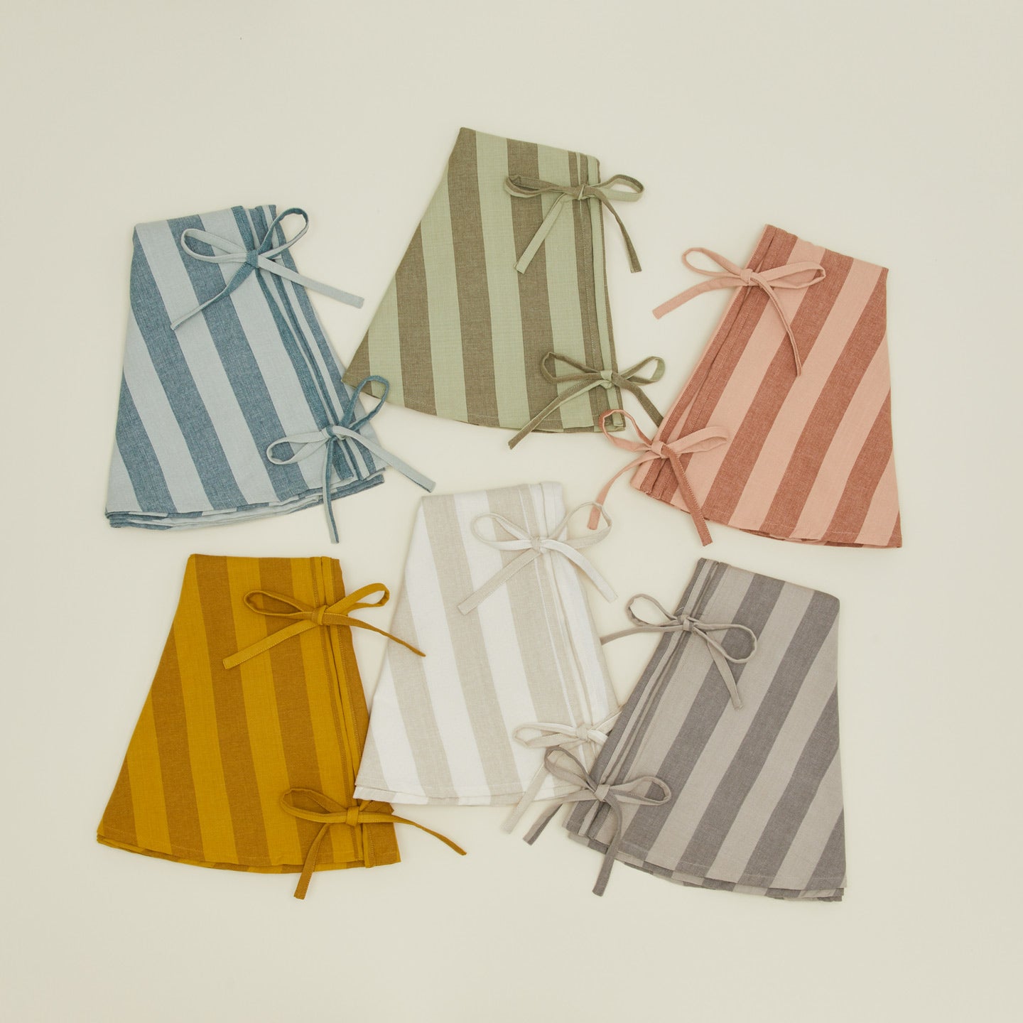 Essential tree skirts in various colors
