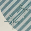 Detailed view of Essential Striped Tree Skirt - Sky/Peacock