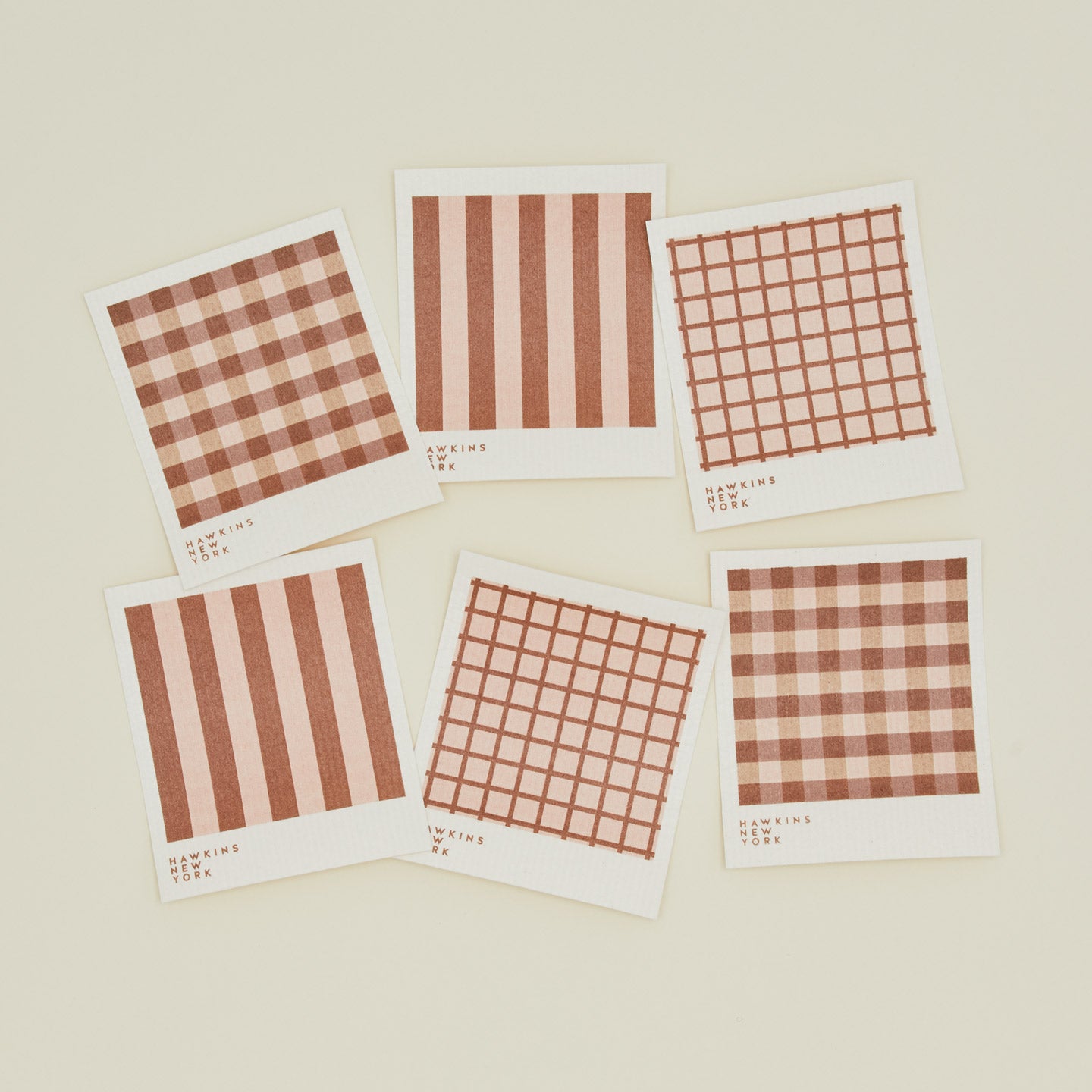 Essential Swedish Dishcloth, Set of 6 - Blush/Terracotta – Hawkins