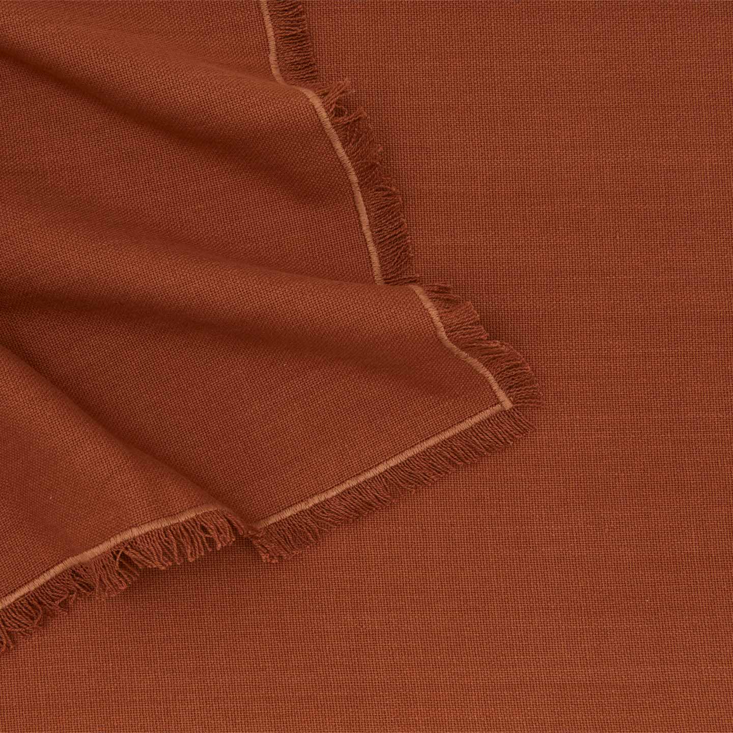 Detailed view of essential terracotta runner