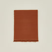 Folded essential terracotta runner