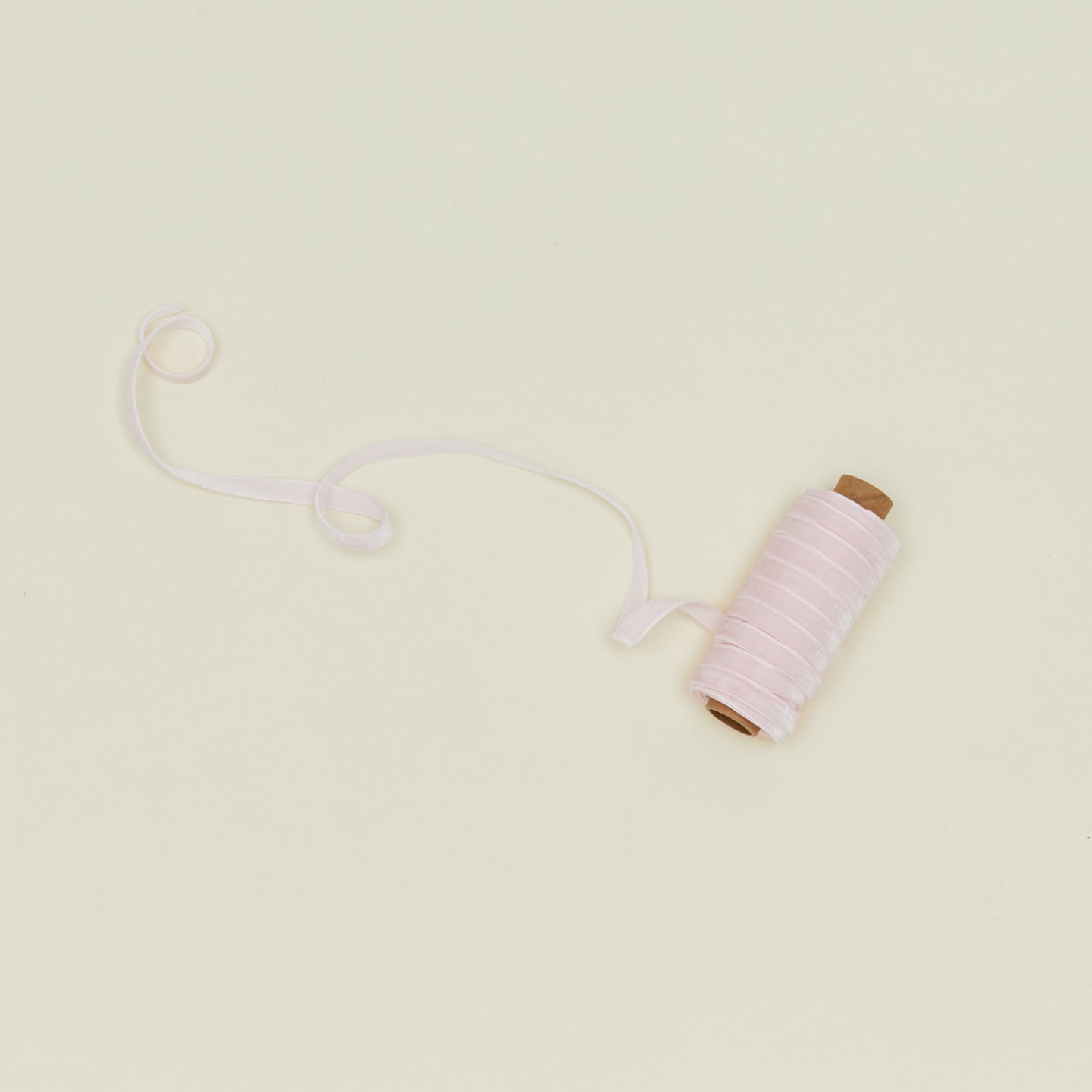 Slim Velvet Ribbon blush
