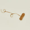Slim Velvet Ribbon in Gold