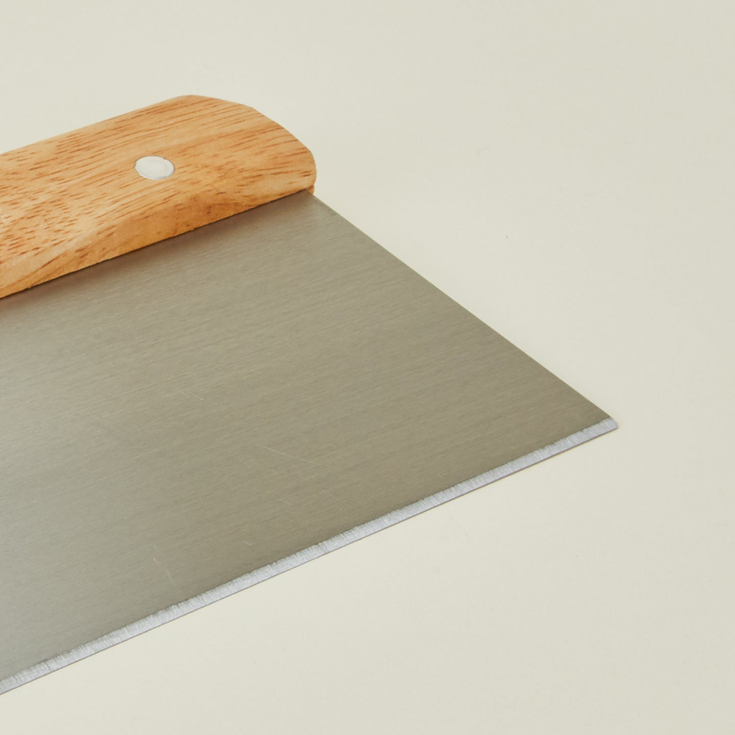 Close up view of Fodory dough scraper