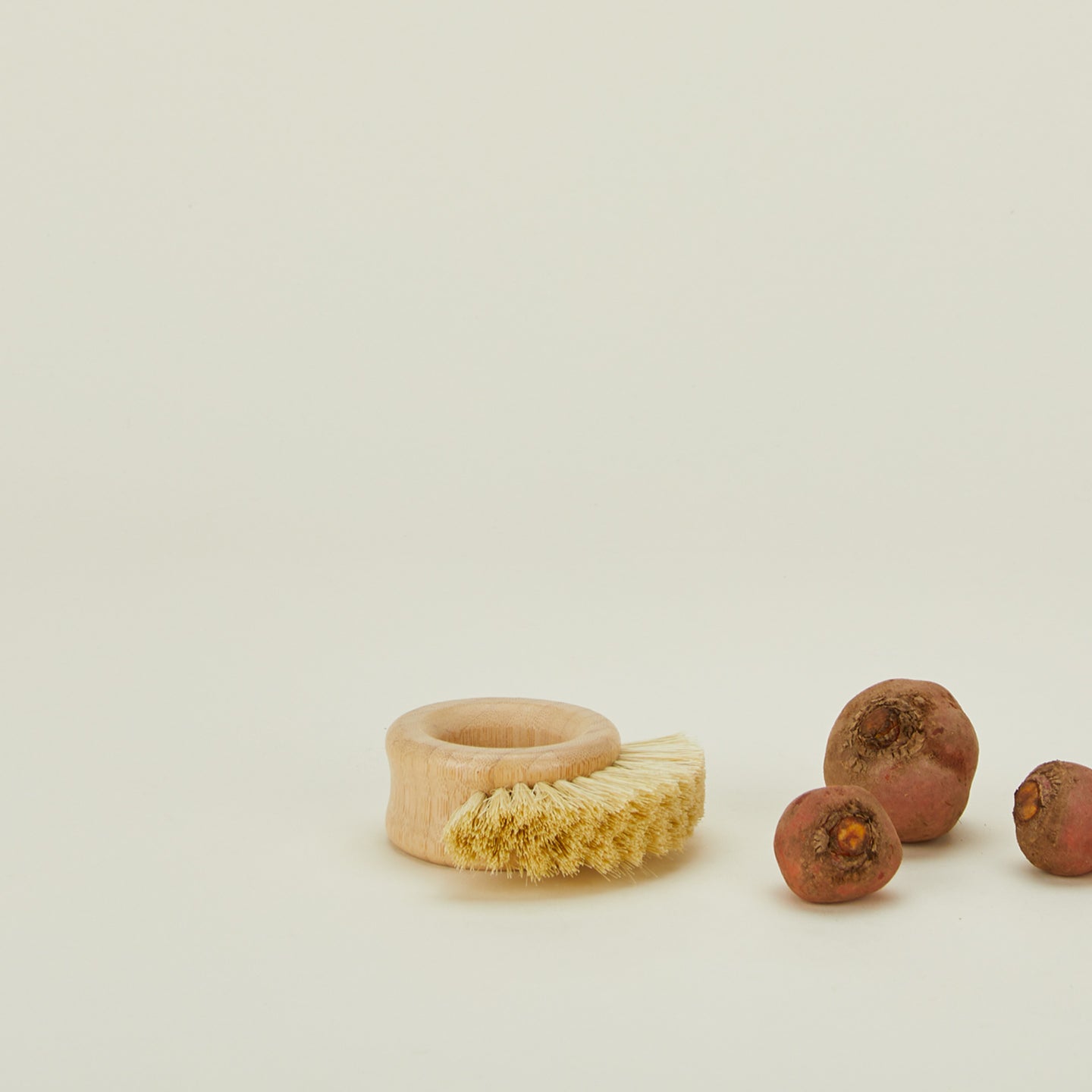 Round ring shaped cleaning brush