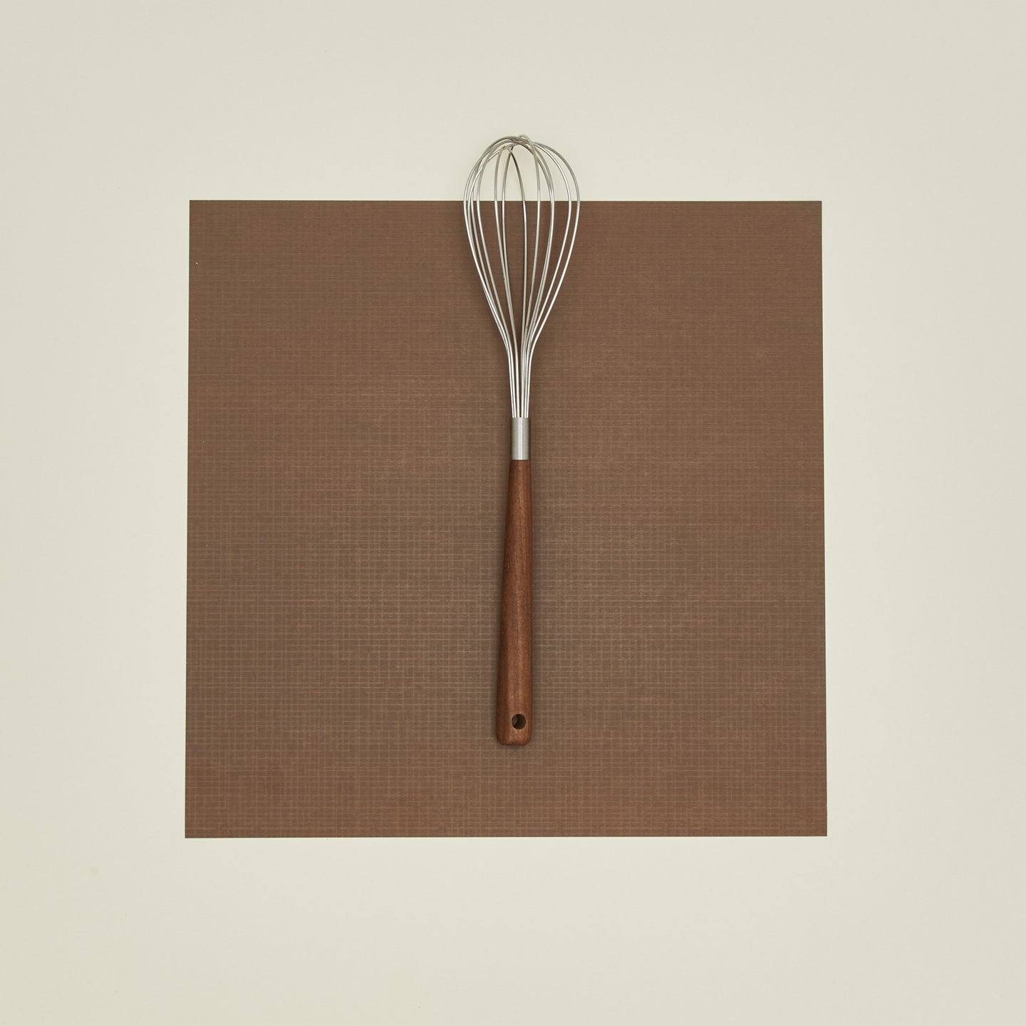 Walnut-Handled Whisk