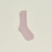 Mohair socks in blush