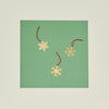 Brass Snowflake Ornament, Set of 3